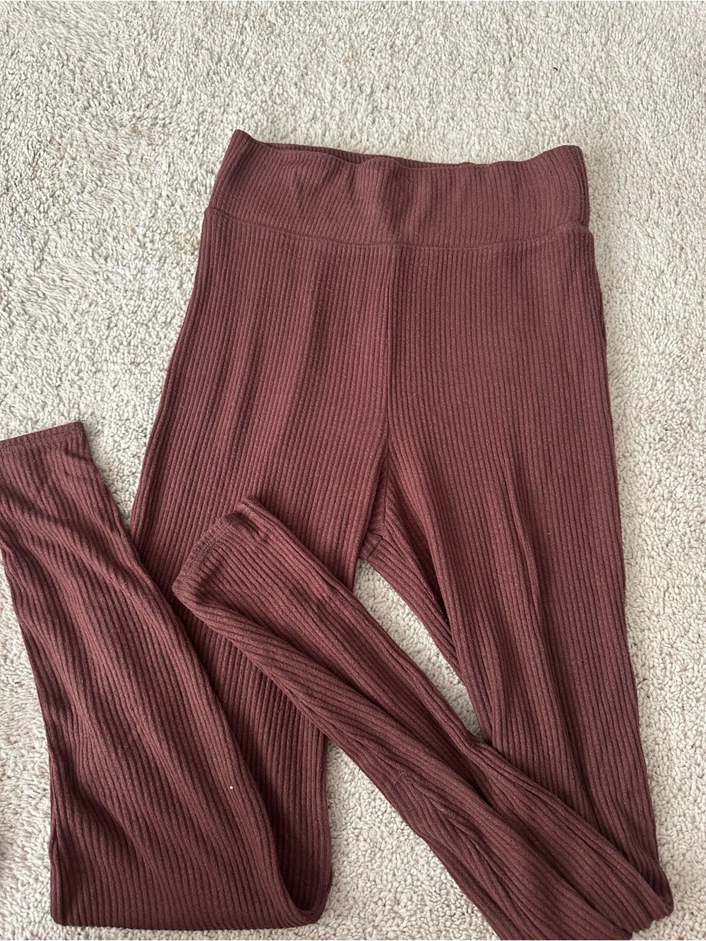 Abercrombie Ribbed High-Waist Leggings